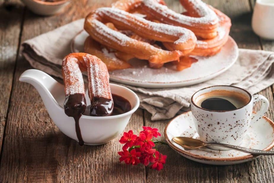 churros, coffee and hot chocolate
seville