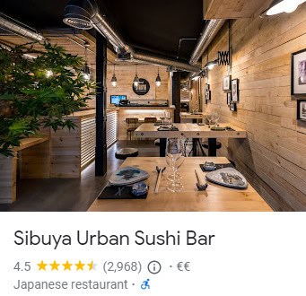 Sibuya Urban Sushi Bar
